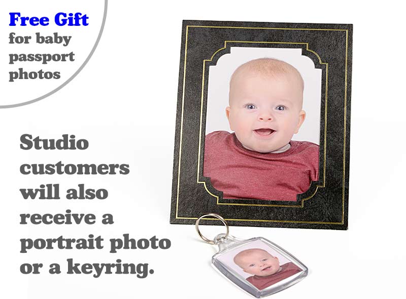 Baby passport photo free gift