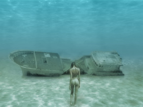 Shipwreck Mermaid Without Tail