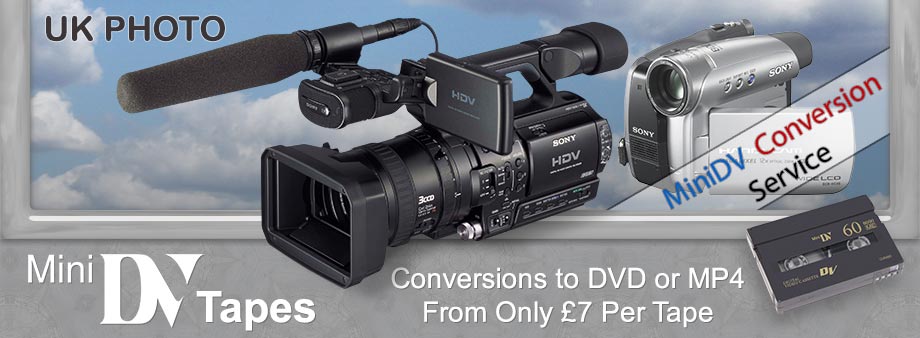 MiniDV to DVD Banner