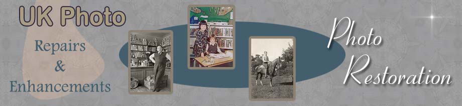 Photo restoration banner