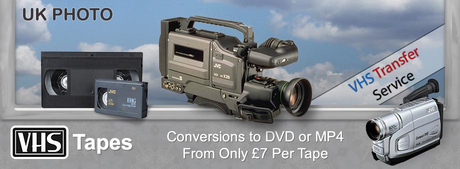 VHS to DVD Banner