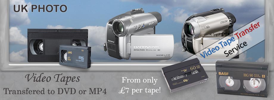 Video Tapes to DVD Banner