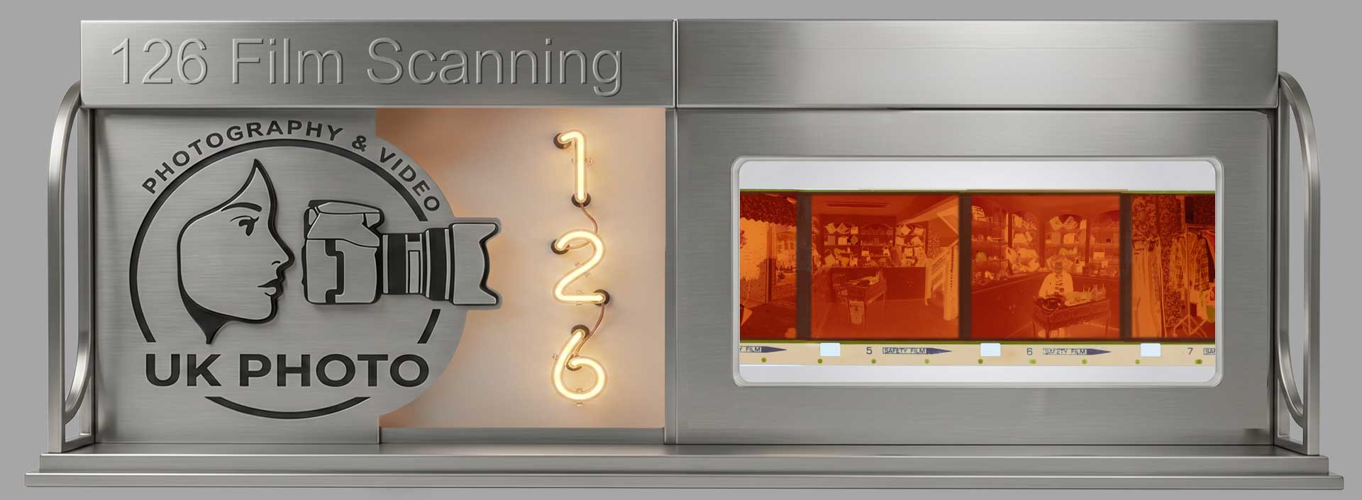 126 film scanning banner