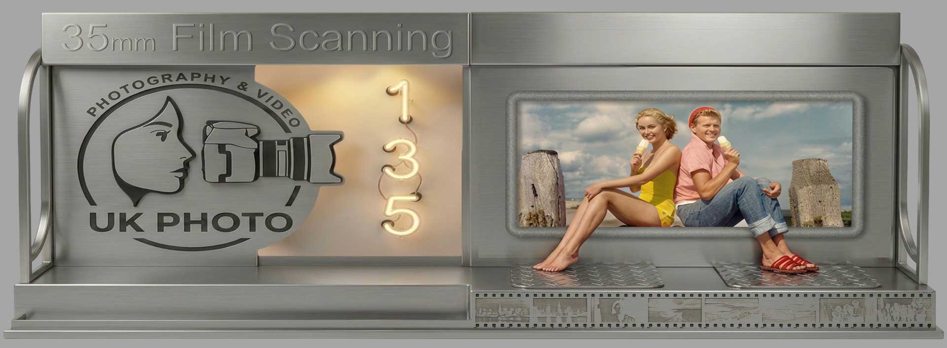 Slide film scanning banner