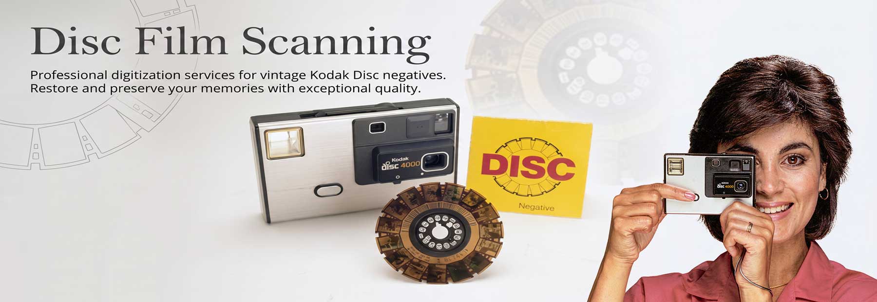 Disc Film Scanning Service Graphic