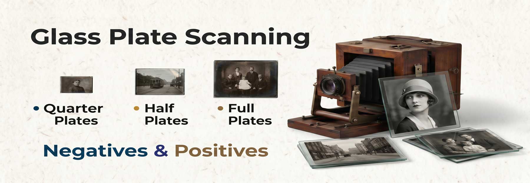 Glass Plate Scanning Service Graphic