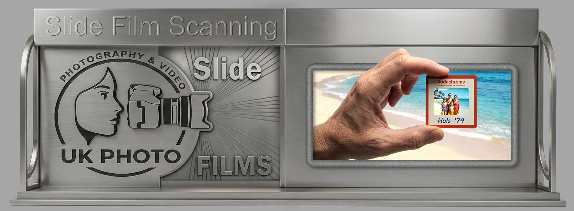 Slide film scanning banner