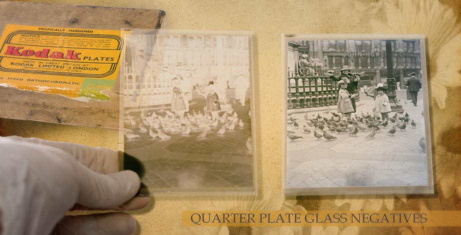 Quarter Plate Negative - Hand Held